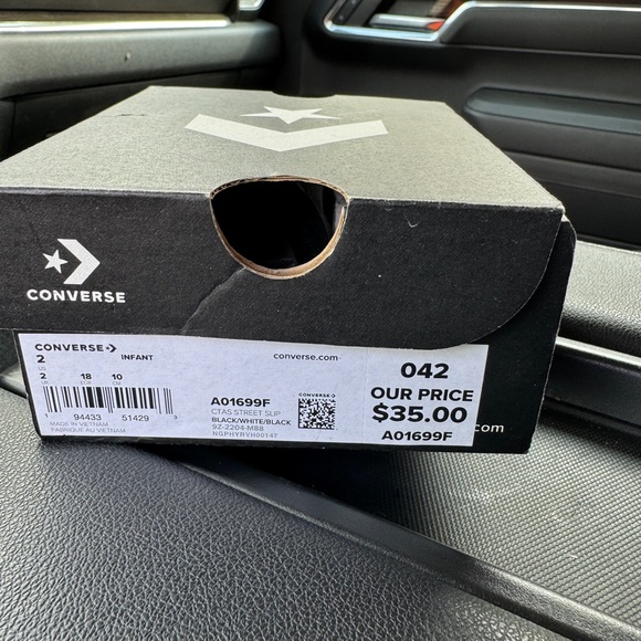 Converse Black Kids Shoes - Picture 3 of 3